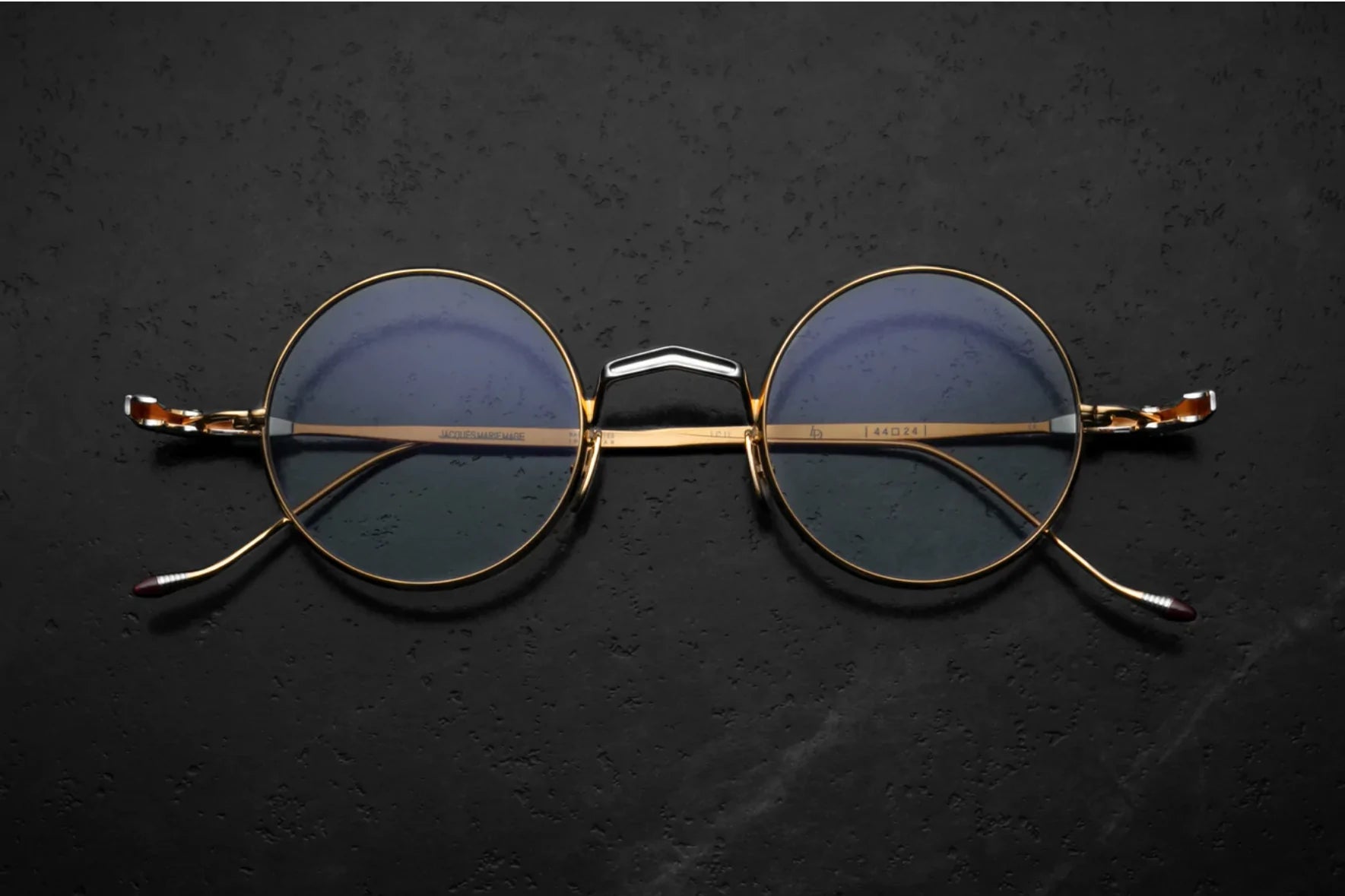 Jacques Marie Mage ICU 40 in 40 Gold Superlight Blue - Luxury Eyewear
