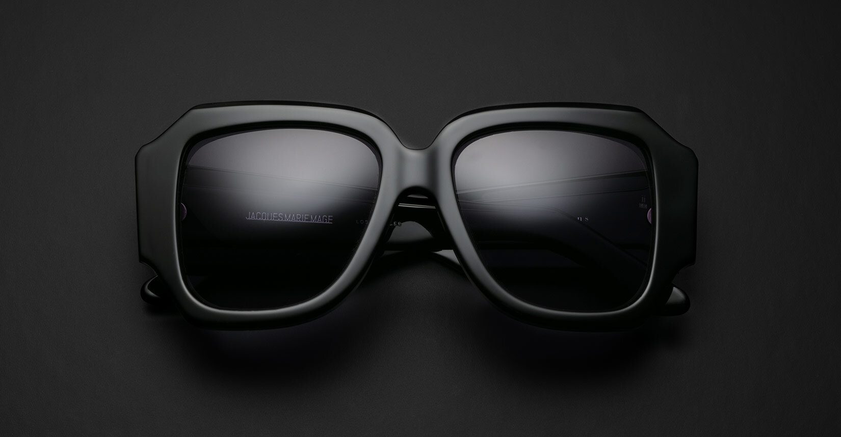 Jacques Marie Mage Gloria in 88 Black Dark Grey - Luxury Eyewear