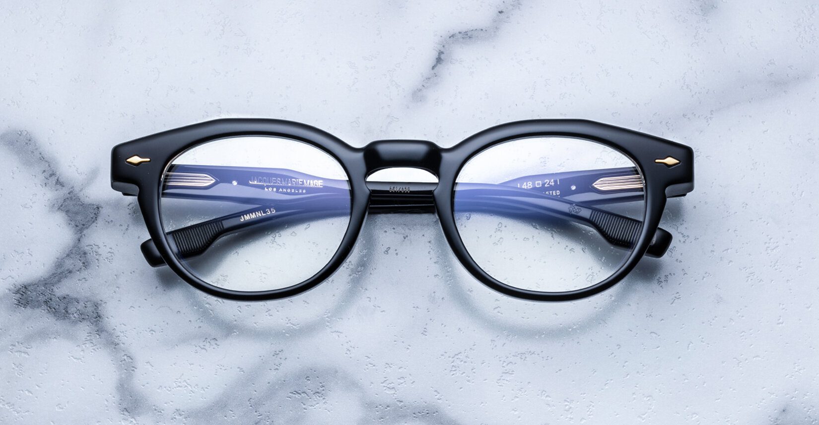 Jacques Marie Mage Noland in 35 Midnight - Luxury Eyewear