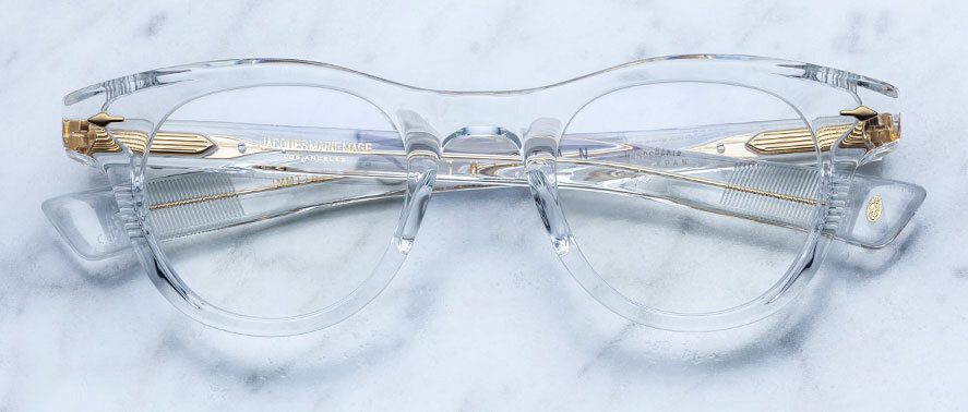 Jacques Marie Mage Tristan in 63 Clear - Luxury Eyewear
