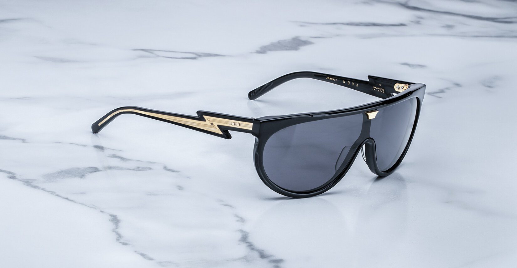 Jacques Marie Mage Nova in 01 Noir Grey - Side View