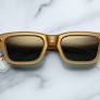Jacques Marie Mage Jeff (Sunglasses) in 40 Gold Pine Gold Mirror - Luxury Eyewear