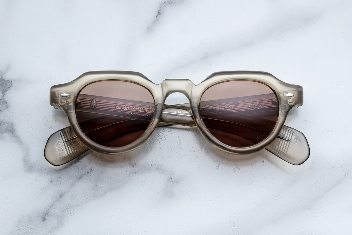 Jacques Marie Mage Kellerman Sunglasses in B23 Marzipan Hazelnut