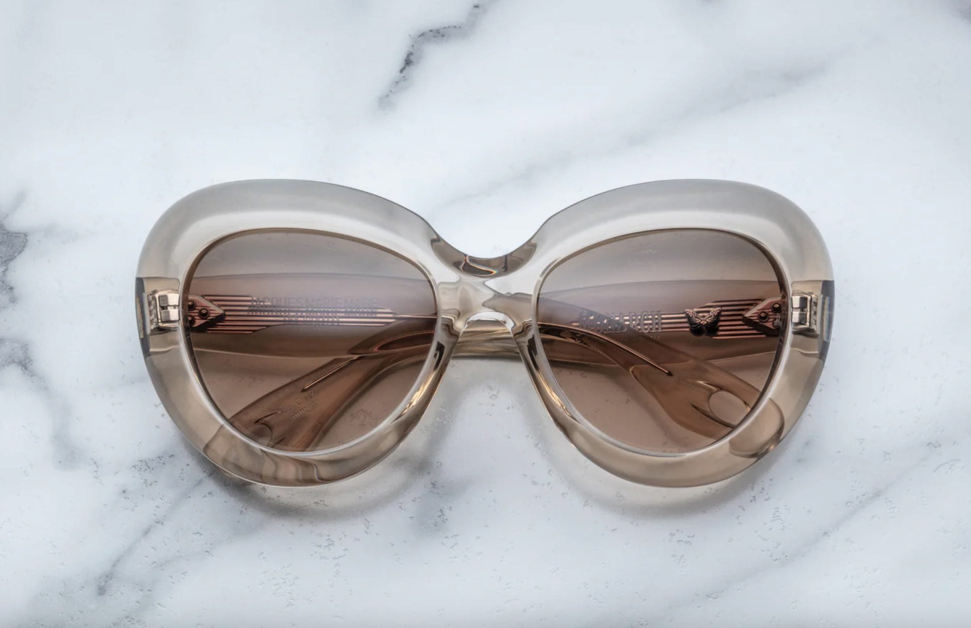 Jacques Marie Mage Monarch in 13P Sahara Cocoa Gradient - Luxury Eyewear