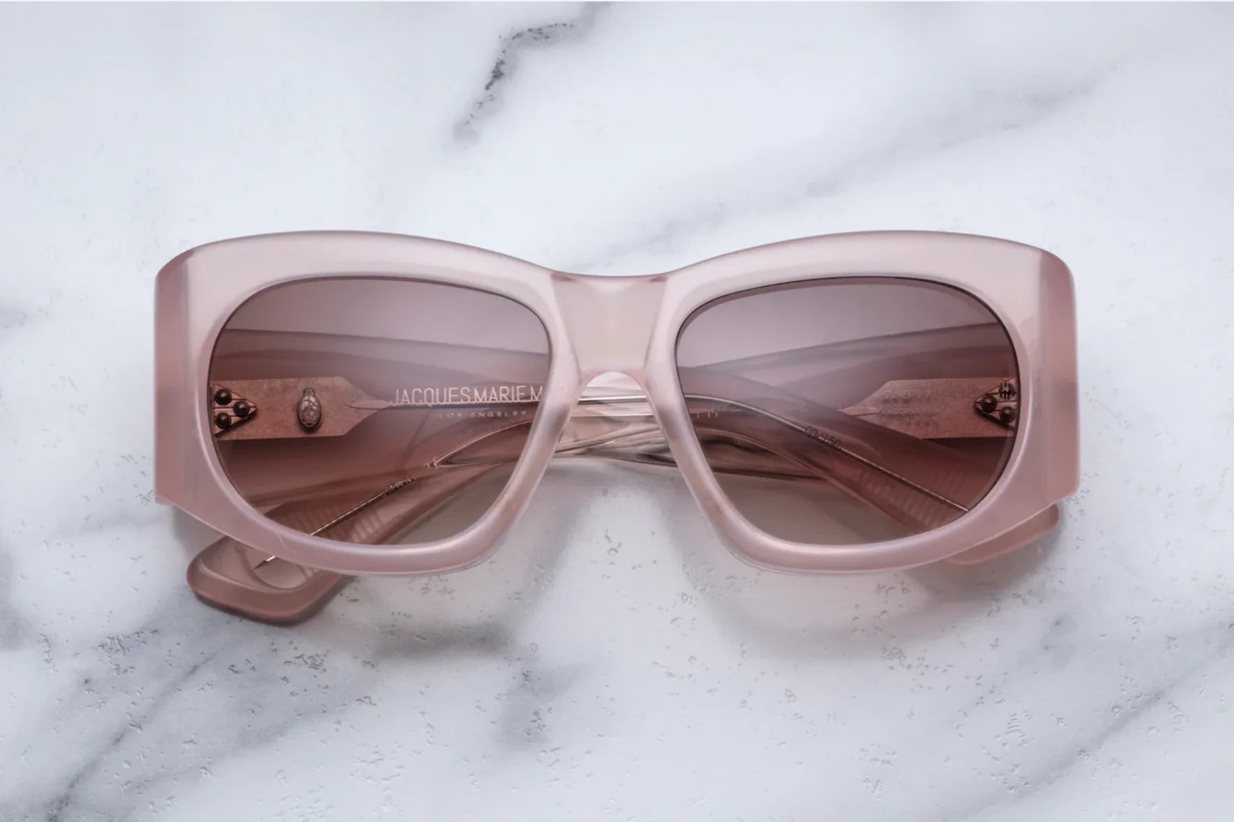 Jacques Marie Mage Nadja in 11E Peach Congac Gradient - Luxury Eyewear