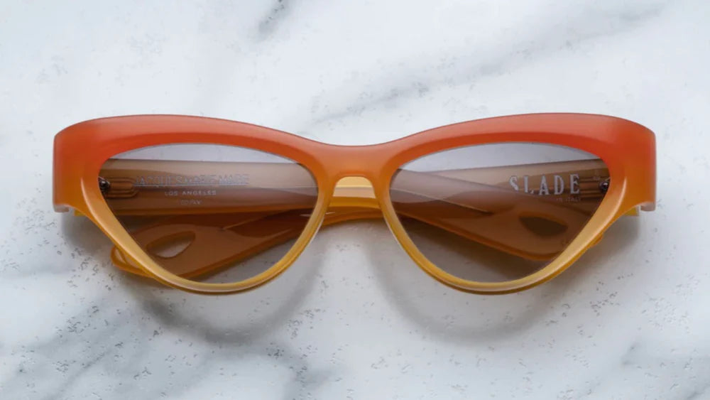 Jacques Marie Mage Slade in 8U Orange Crush Brandy Gradient - Luxury Eyewear