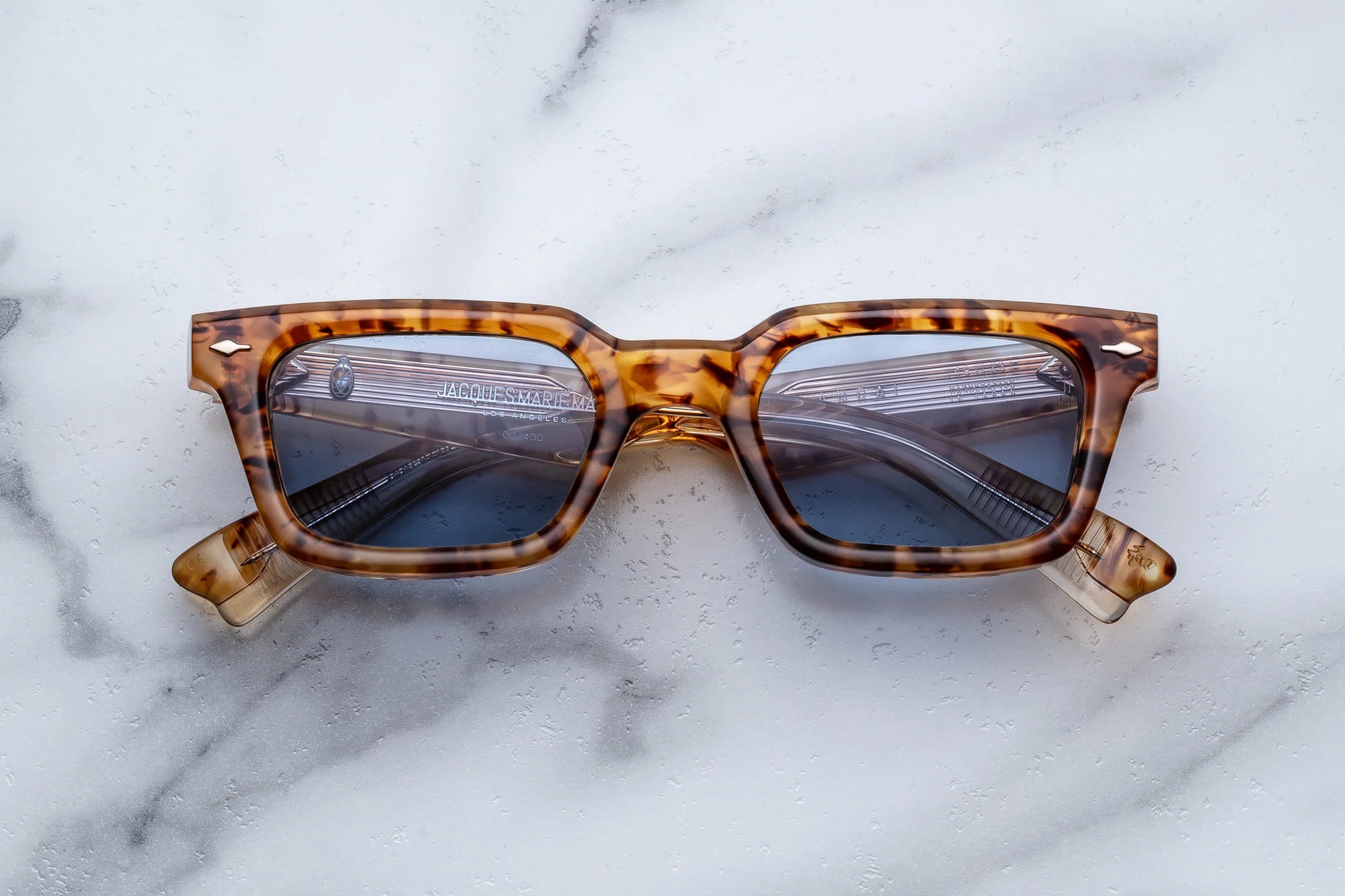 Jacques Marie Mage Casablanca in 13U Cairo Cerulean - Luxury Eyewear