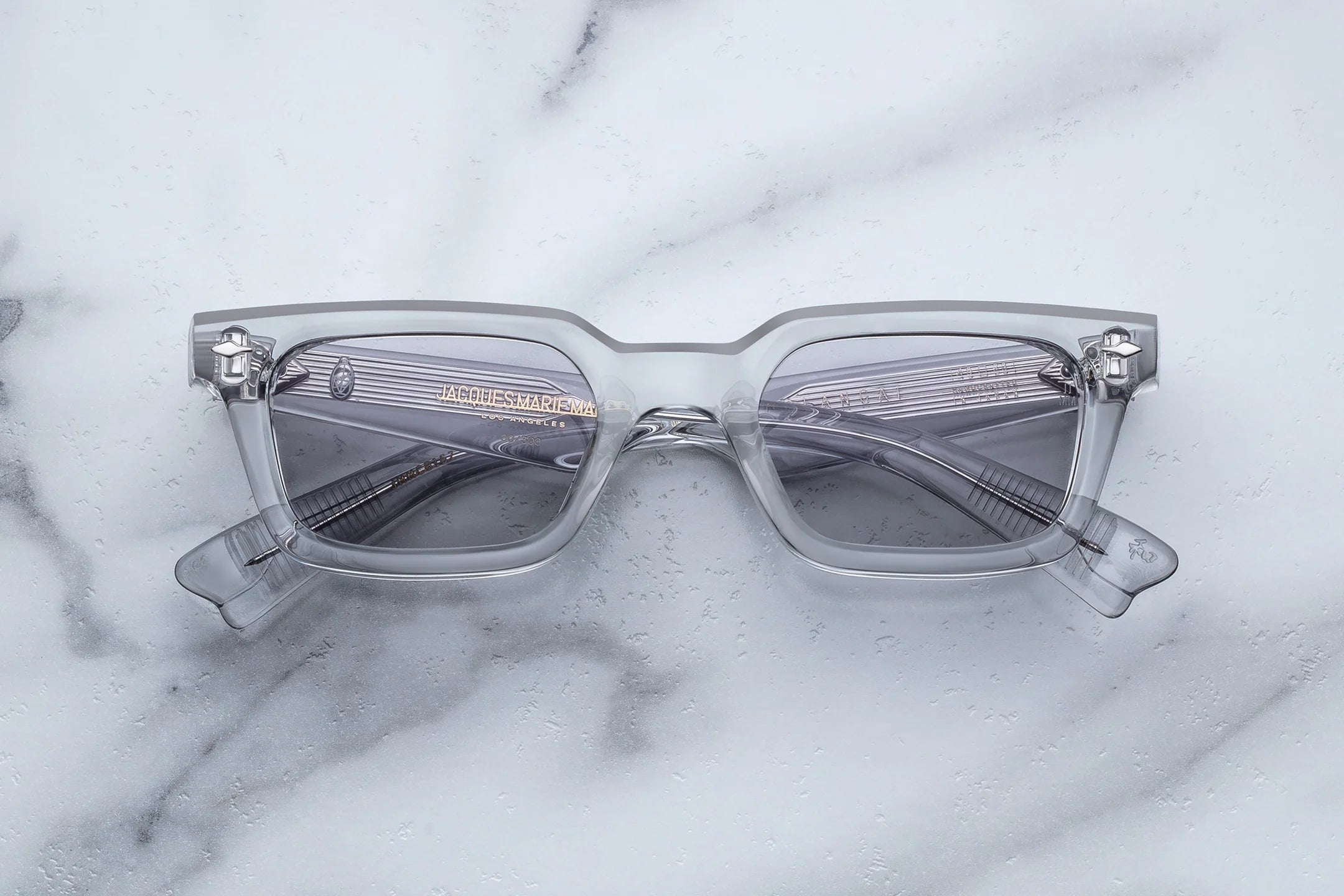 Jacques Marie Mage Casablanca in 15Z Sulfur Dove - Luxury Eyewear