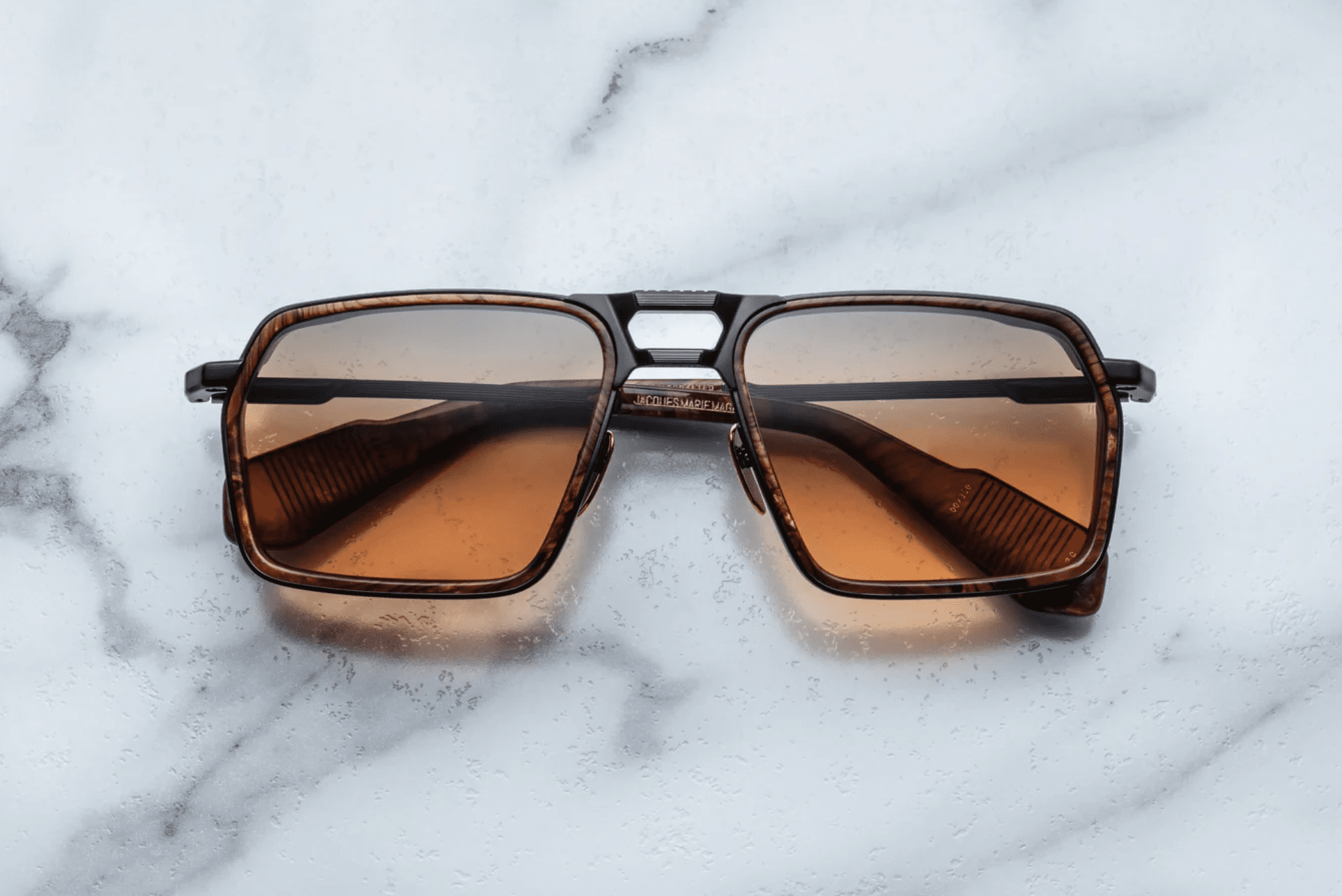 Jacques Marie Mage Gt-R in 16F Boa Brown Gradient - Luxury Eyewear