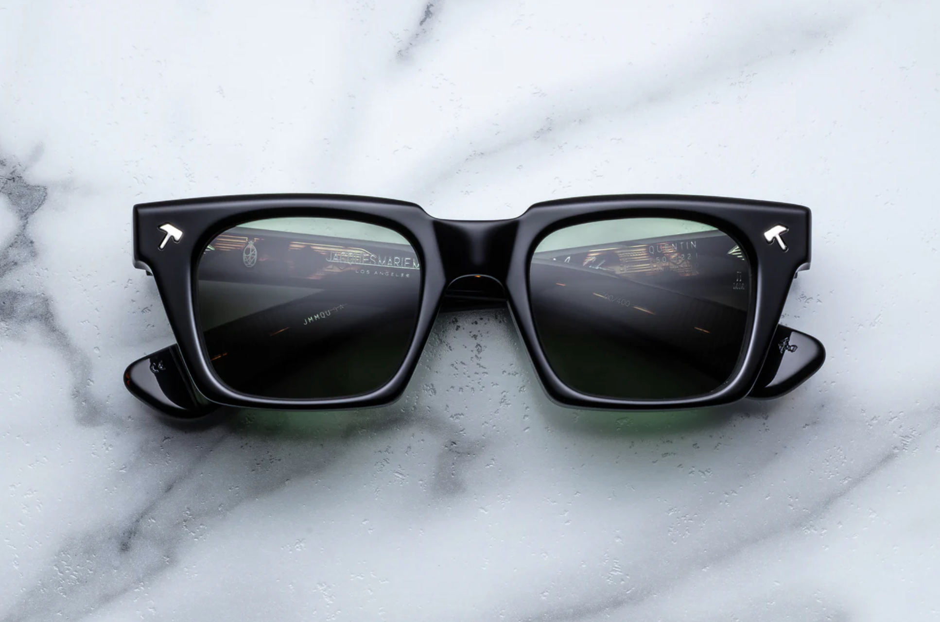Jacques Marie Mage Quentin in 9A Noir Serpent - Luxury Eyewear