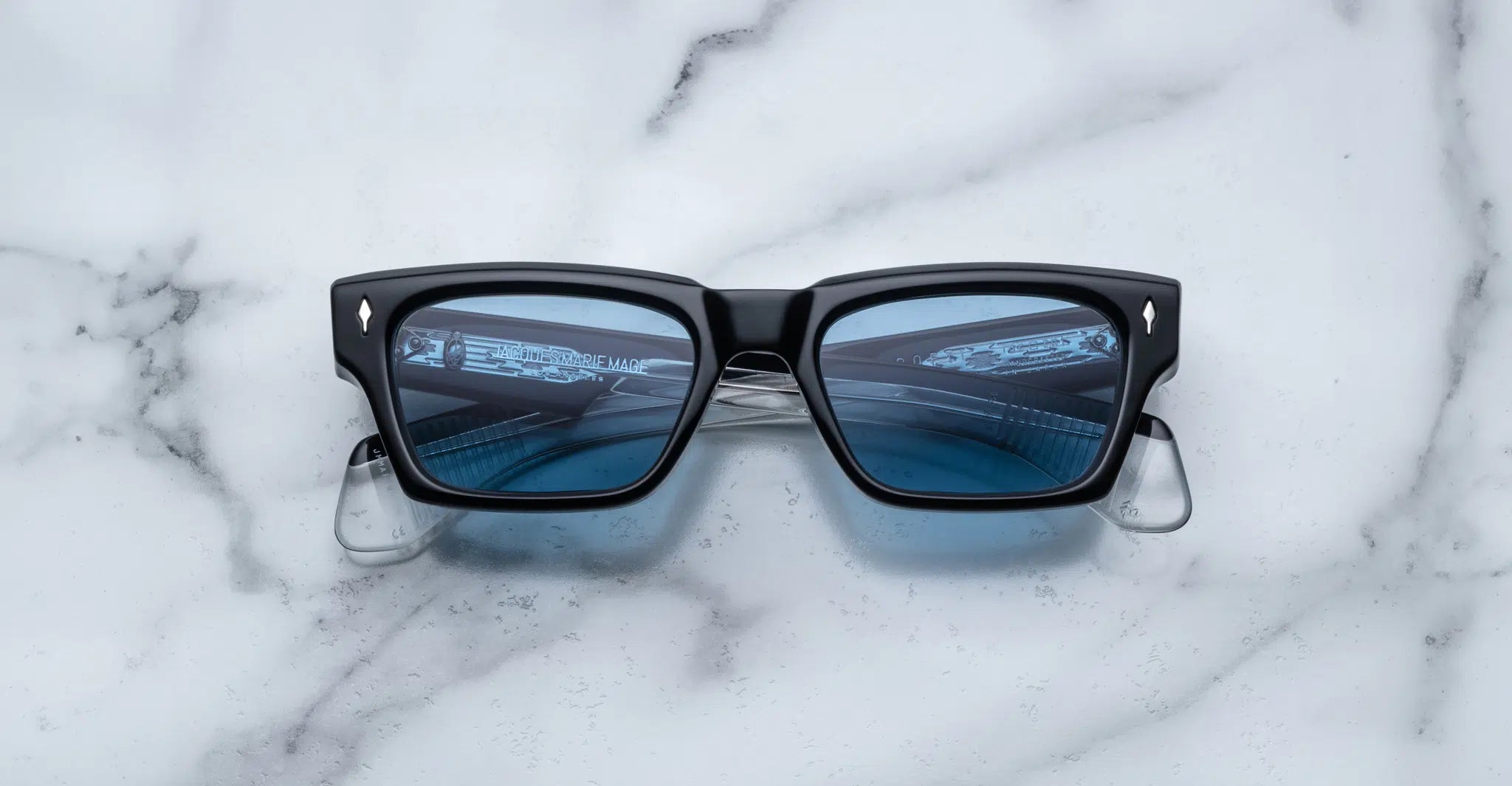 Jacques Marie Mage Ashcroft in 6W Titan Azure - Luxury Eyewear