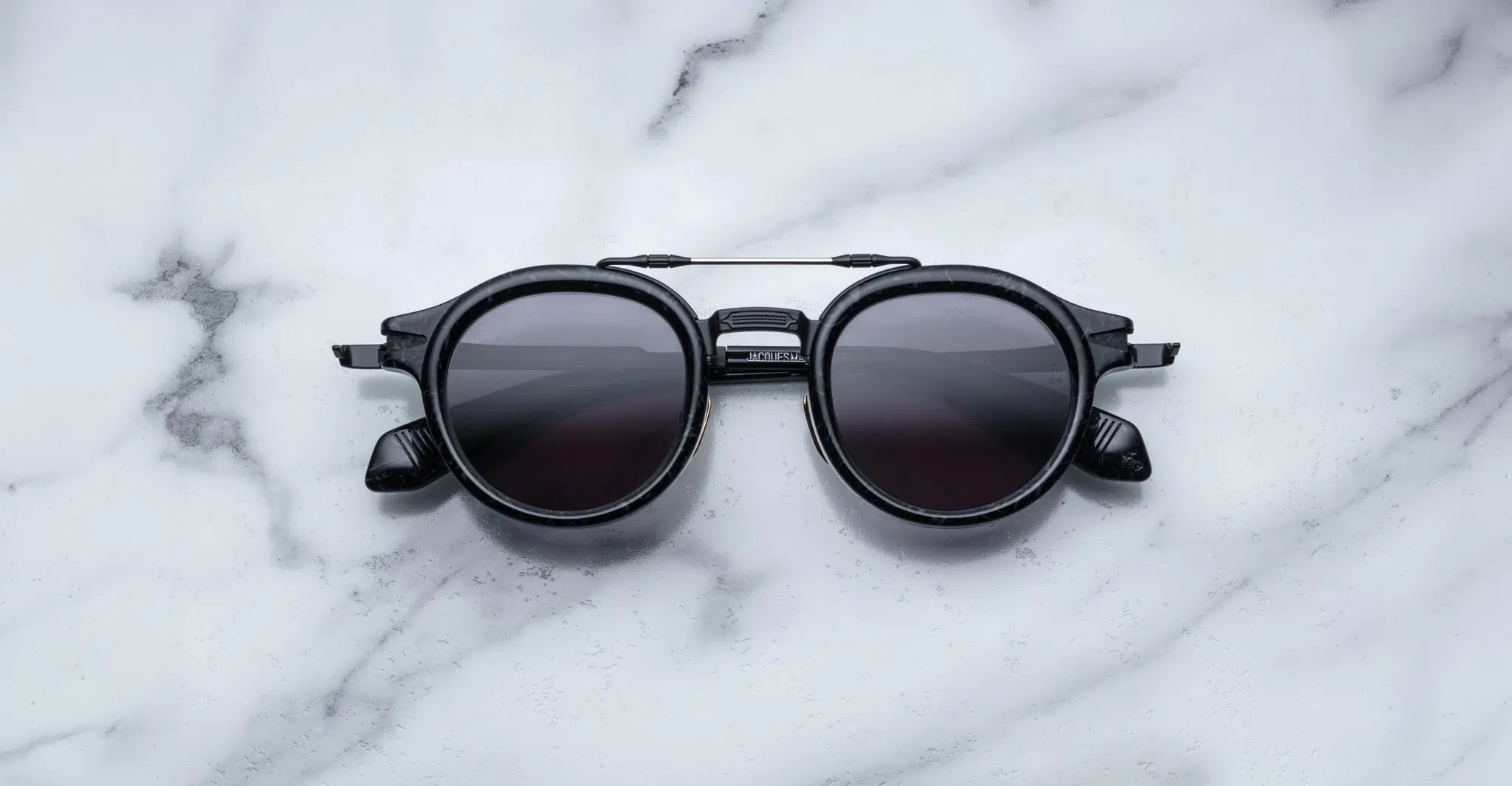 Jacques Marie Mage Delage (Sunglasses) in 10S Slate Jet - Luxury Eyewear