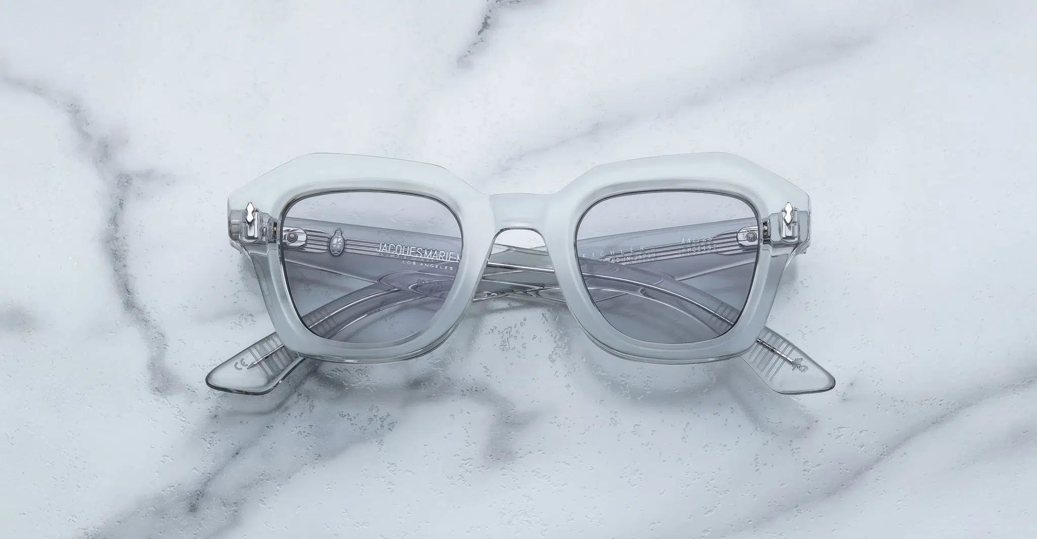 Jacques Marie Mage Eichler in 15Z Sulfur Dove - Luxury Eyewear