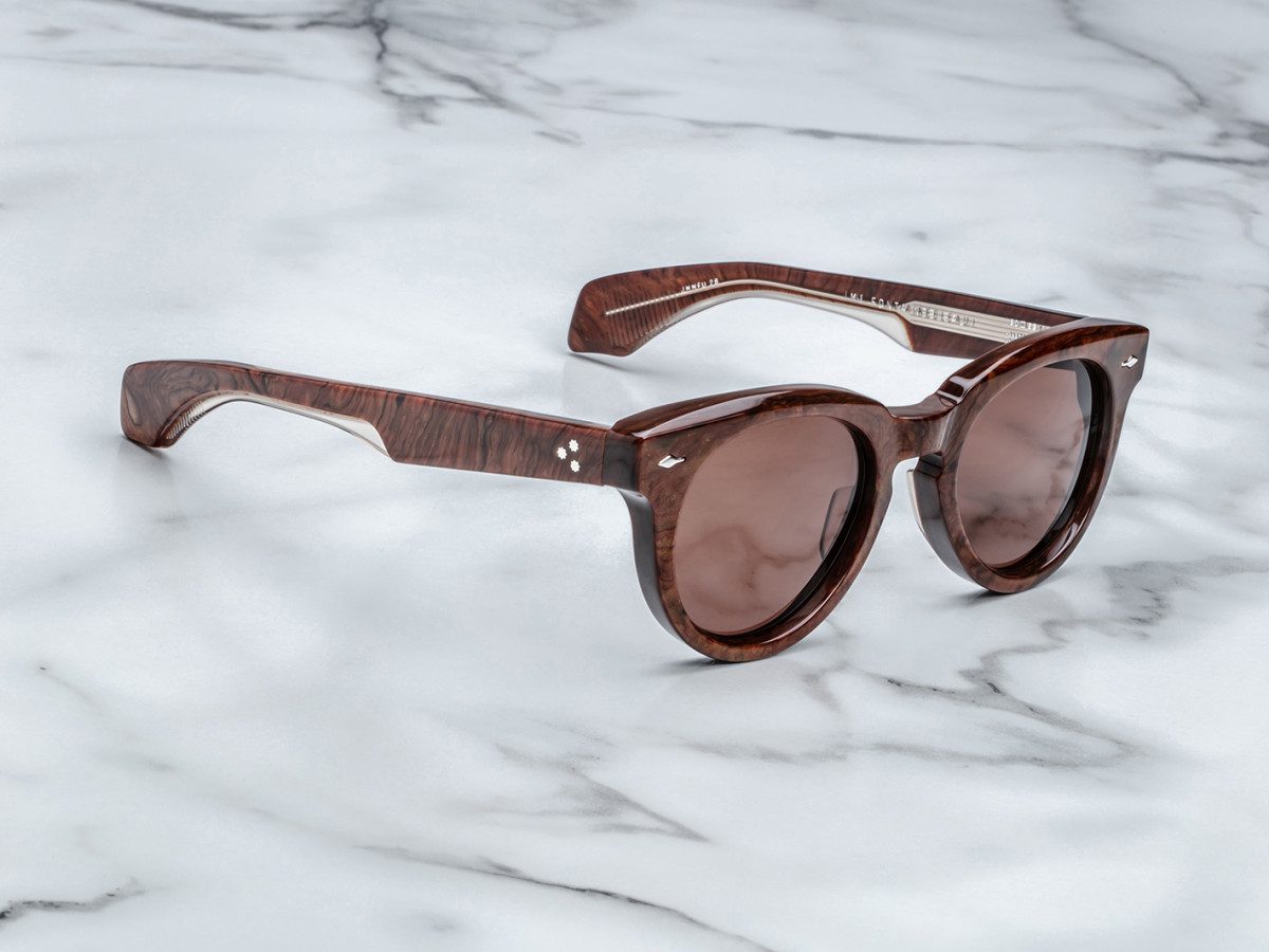 Jacques Marie Mage Fontainebleau 2 in 28 Burlwood Sweet Brown - Luxury Eyewear