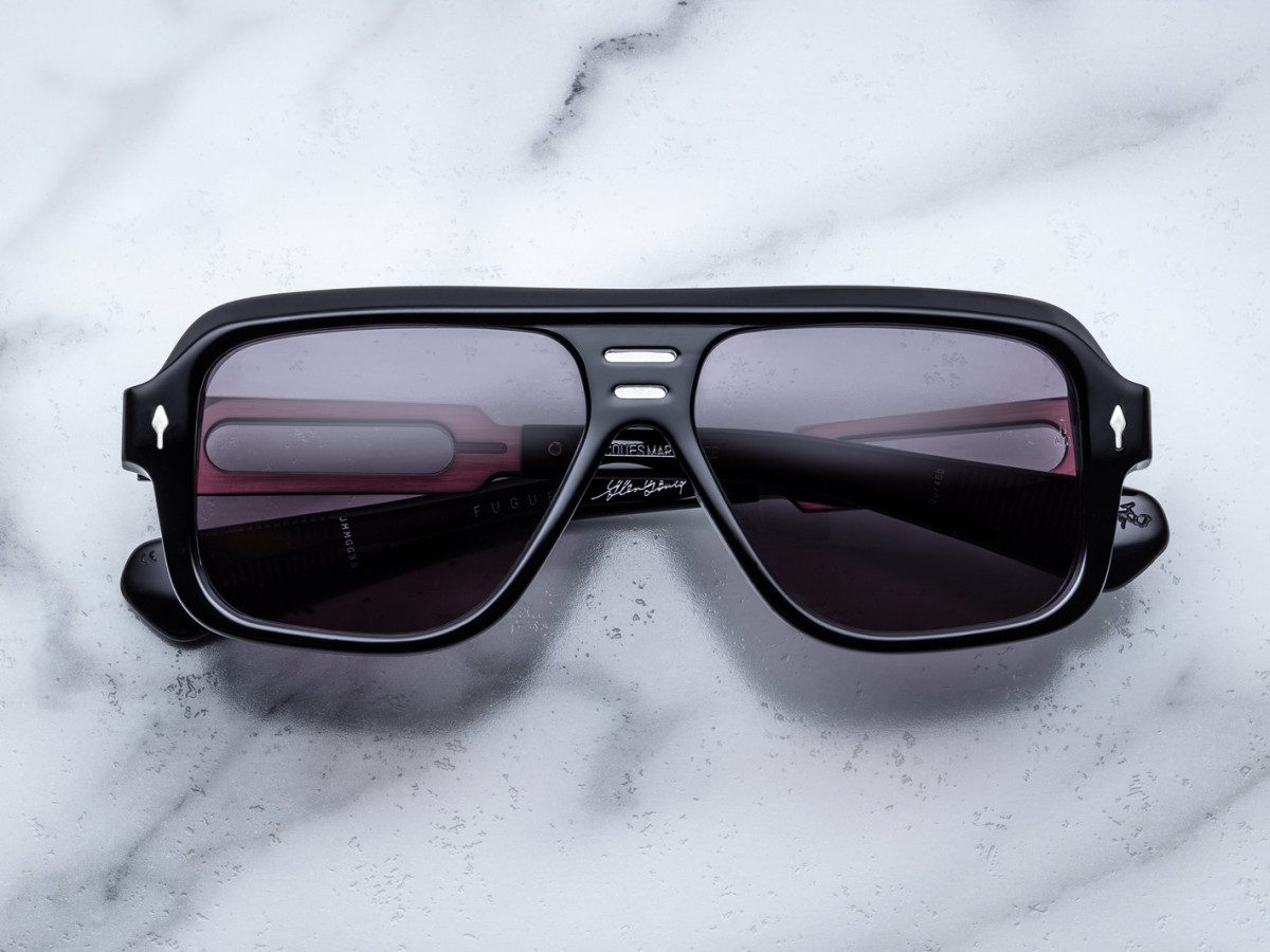 Jacques Marie Mage Fugue in 88 Black Jet - Luxury Eyewear