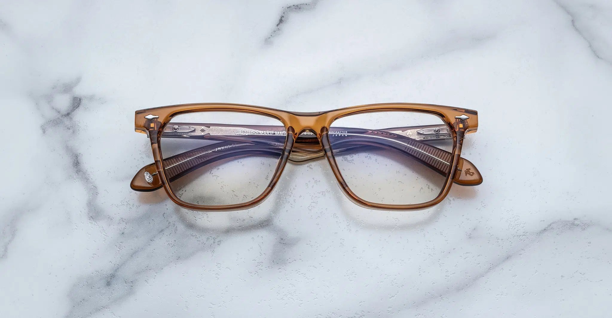 Jacques Marie Mage Mantua in 8E Whiskey - Luxury Eyewear