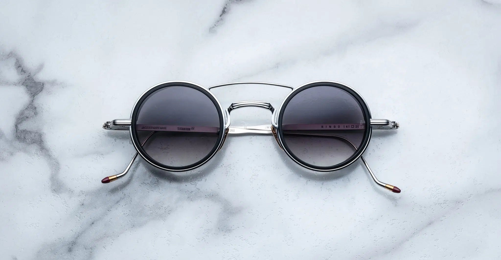 Jacques Marie Mage Ringo 2 in 12D Chartreux Crescent Gradient - Luxury Eyewear