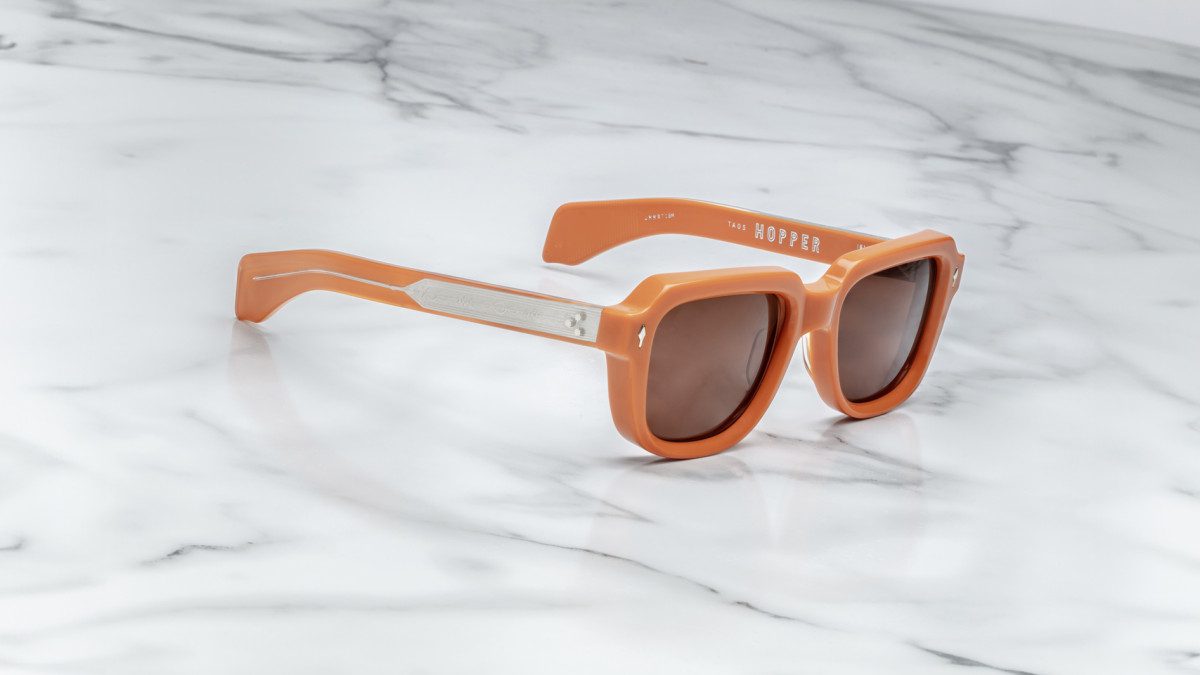 Jacques Marie Mage Taos in 15M Hot Rod Sienna - Side View