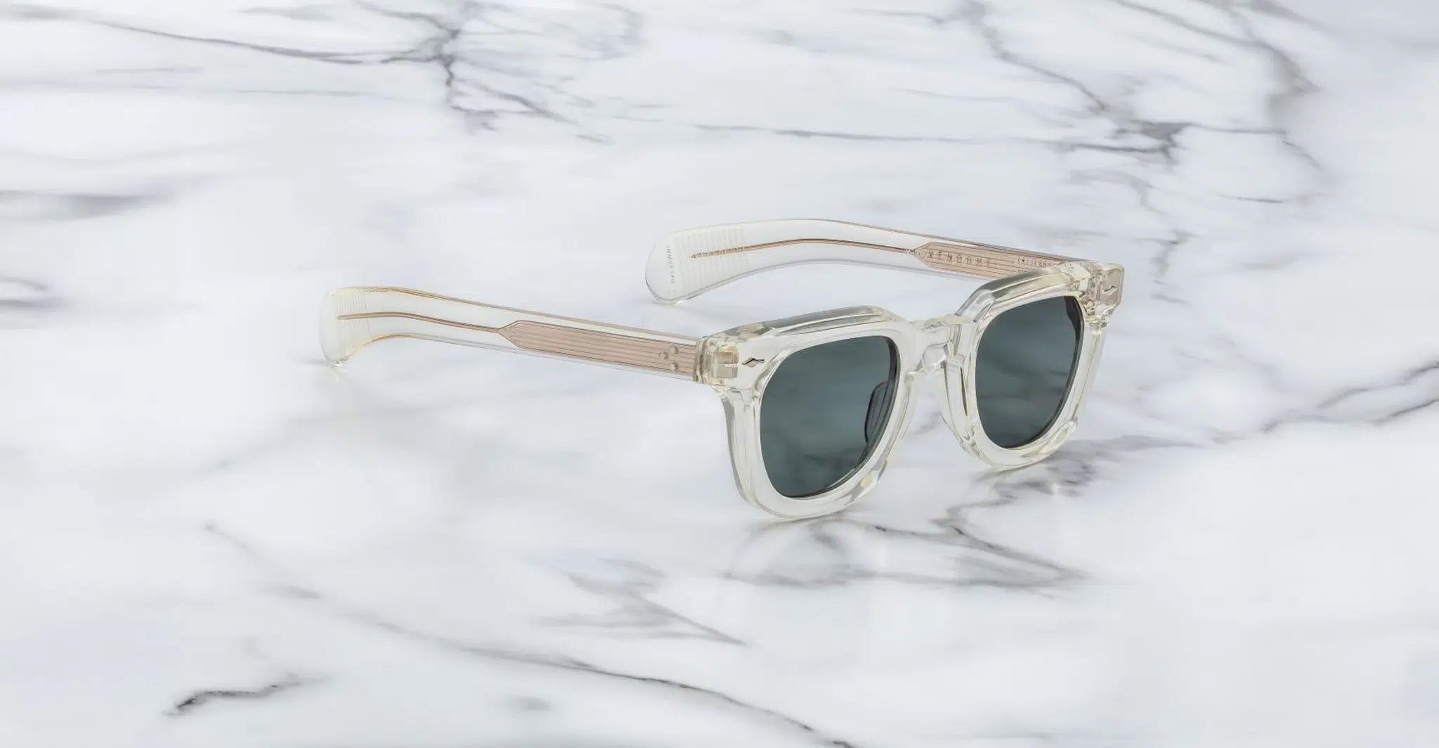 Jacques Marie Mage Vendome (Sunglasses) in 14Q Brut Spruce - Side View