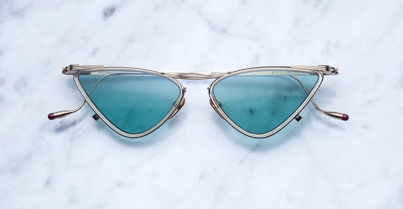 Jacques Marie Mage Niki in 54 Altan Green - Luxury Eyewear
