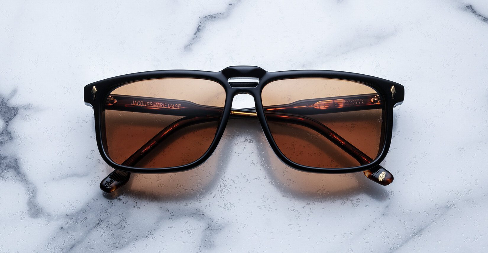 Jacques Marie Mage Savile in 01 Noir - Luxury Eyewear