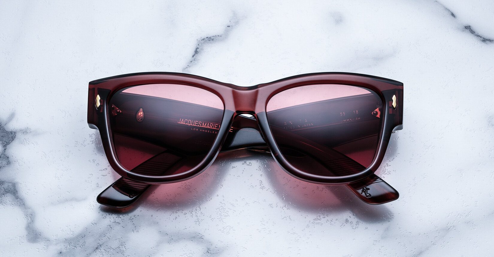 Jacques Marie Mage Anita in 4H Mahogany - Luxury Eyewear