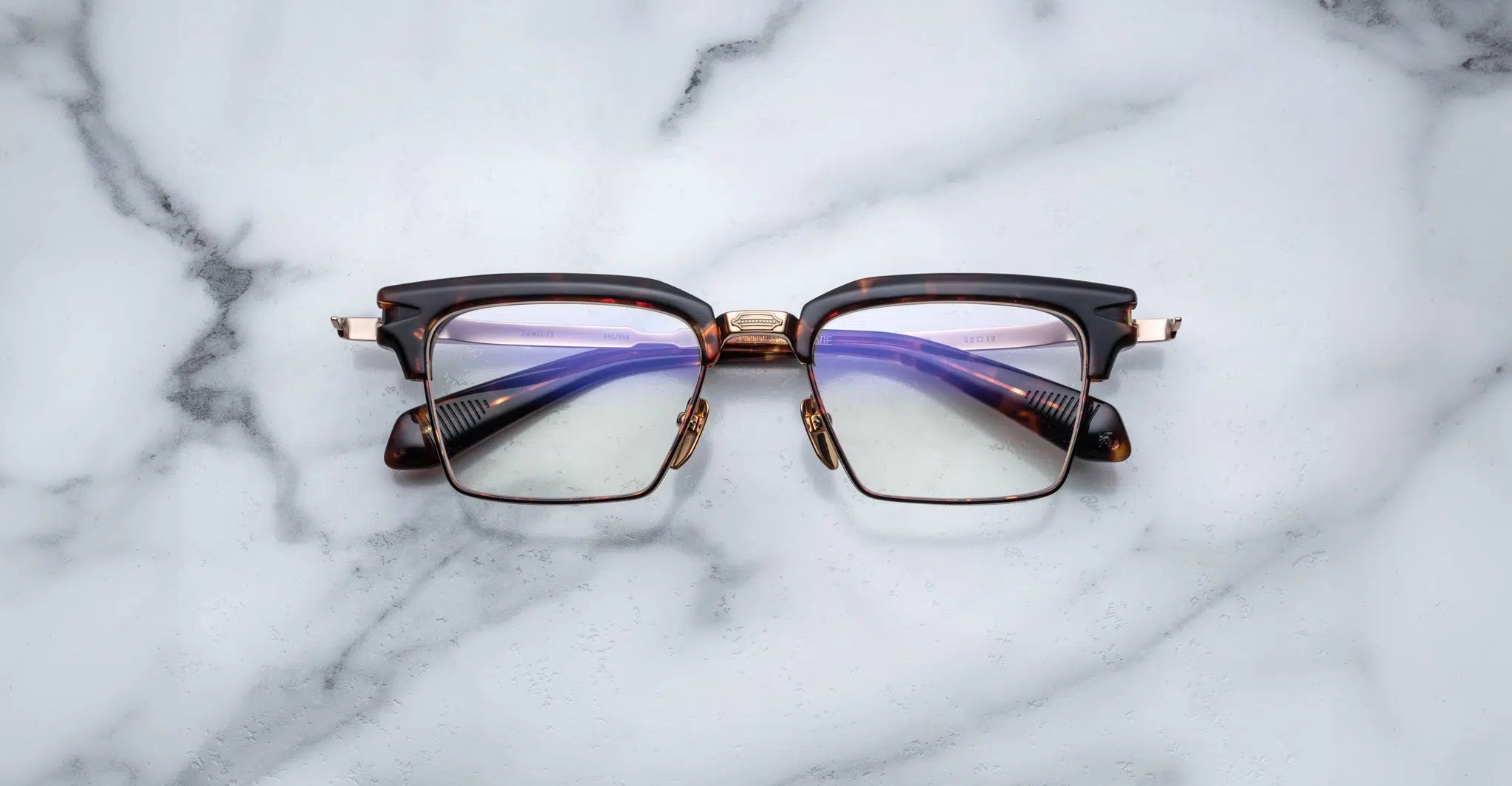 Jacques Marie Mage Alin in 3T Dark Havana - Luxury Eyewear
