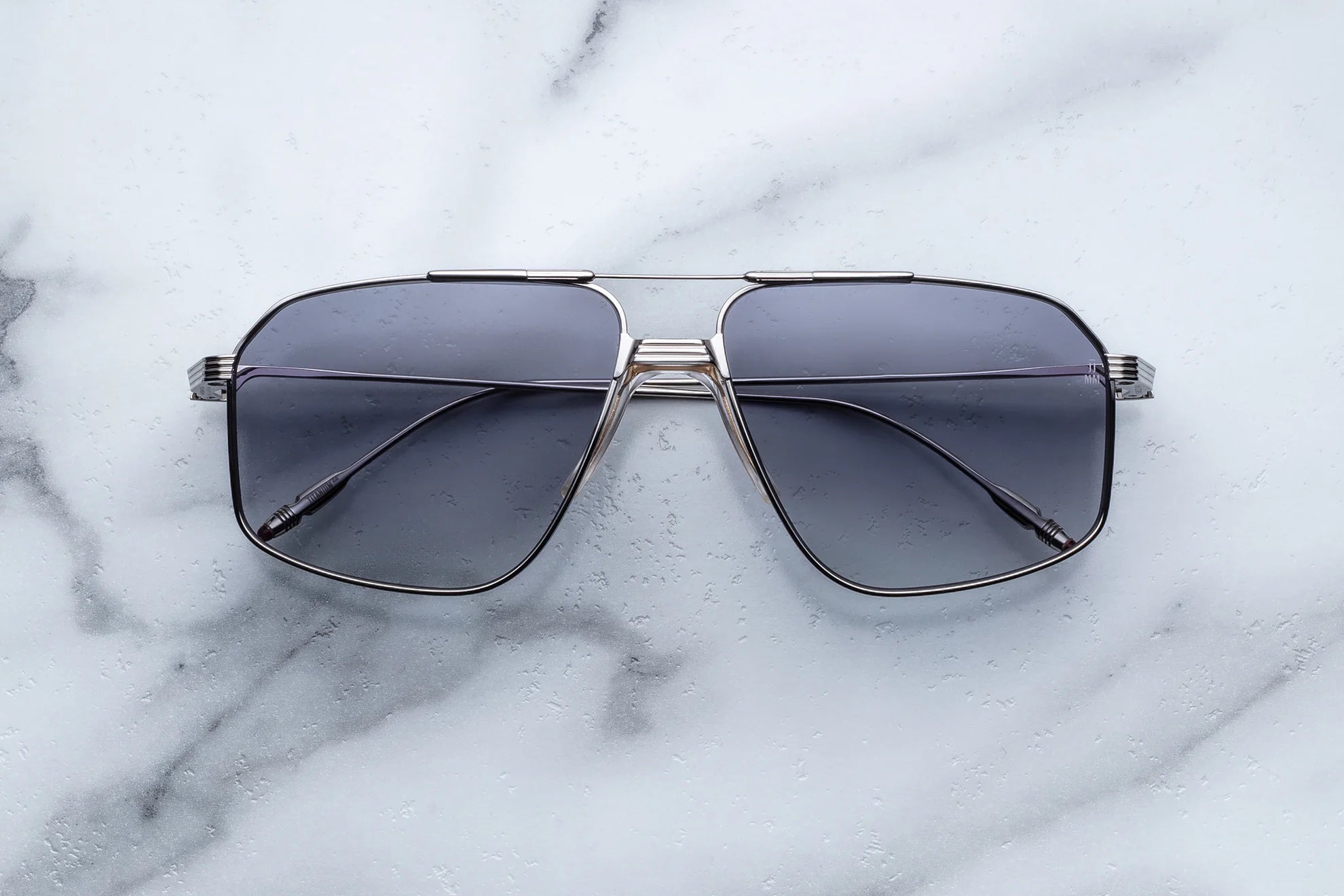 Jacques Marie Mage Jagger in 15Z Sulfur Charcoal Gradient - Luxury Eyewear