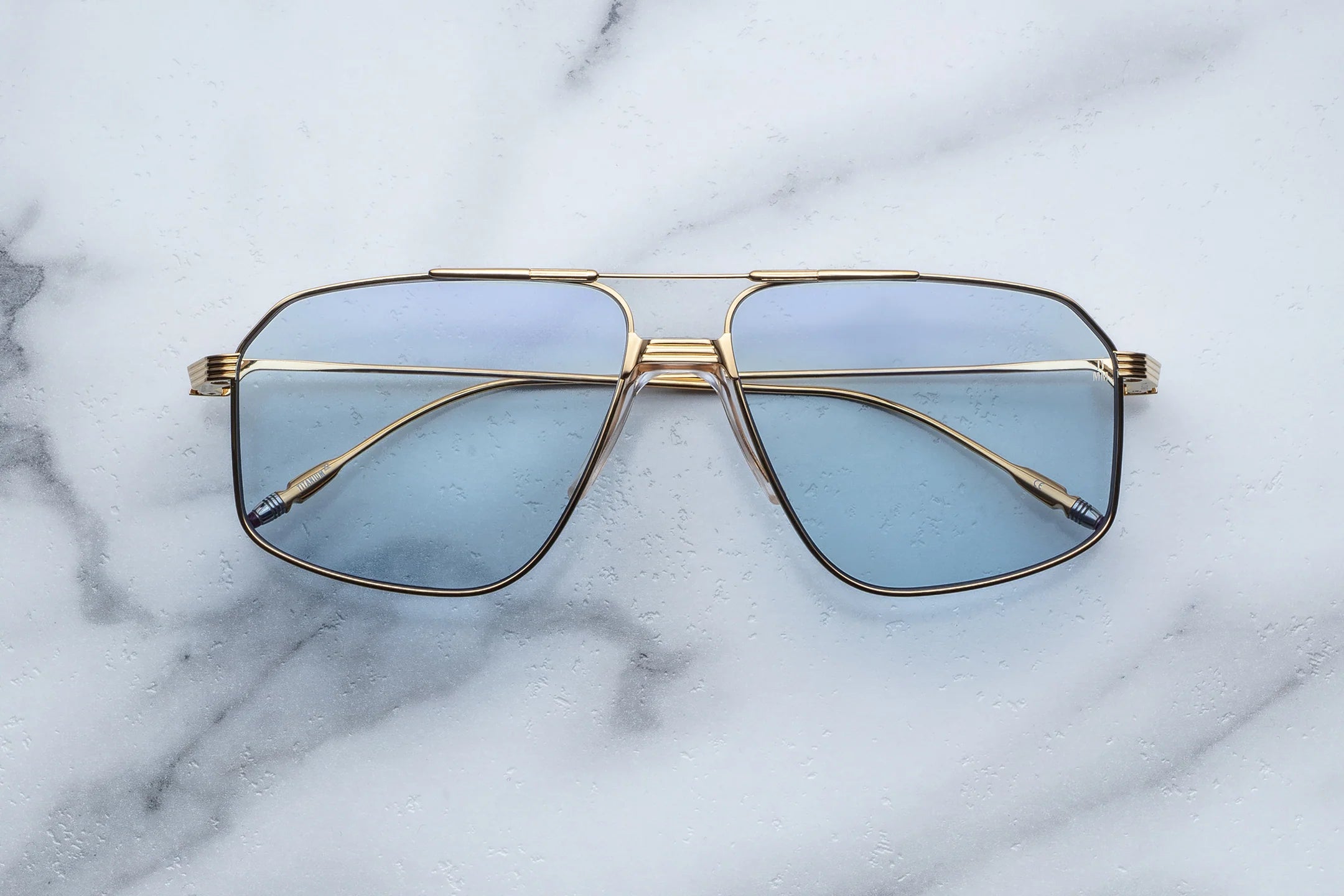 Jacques Marie Mage Jagger in 19H Ciel Serene Blue - Luxury Eyewear