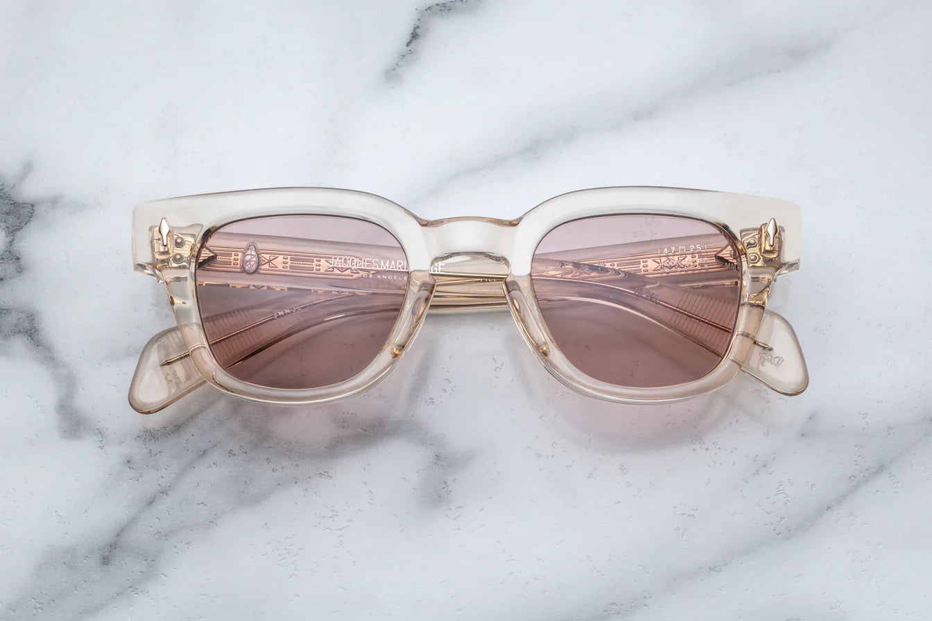 Jacques Marie Mage Julien in 1P Pearl Dusty Mauve - Luxury Eyewear