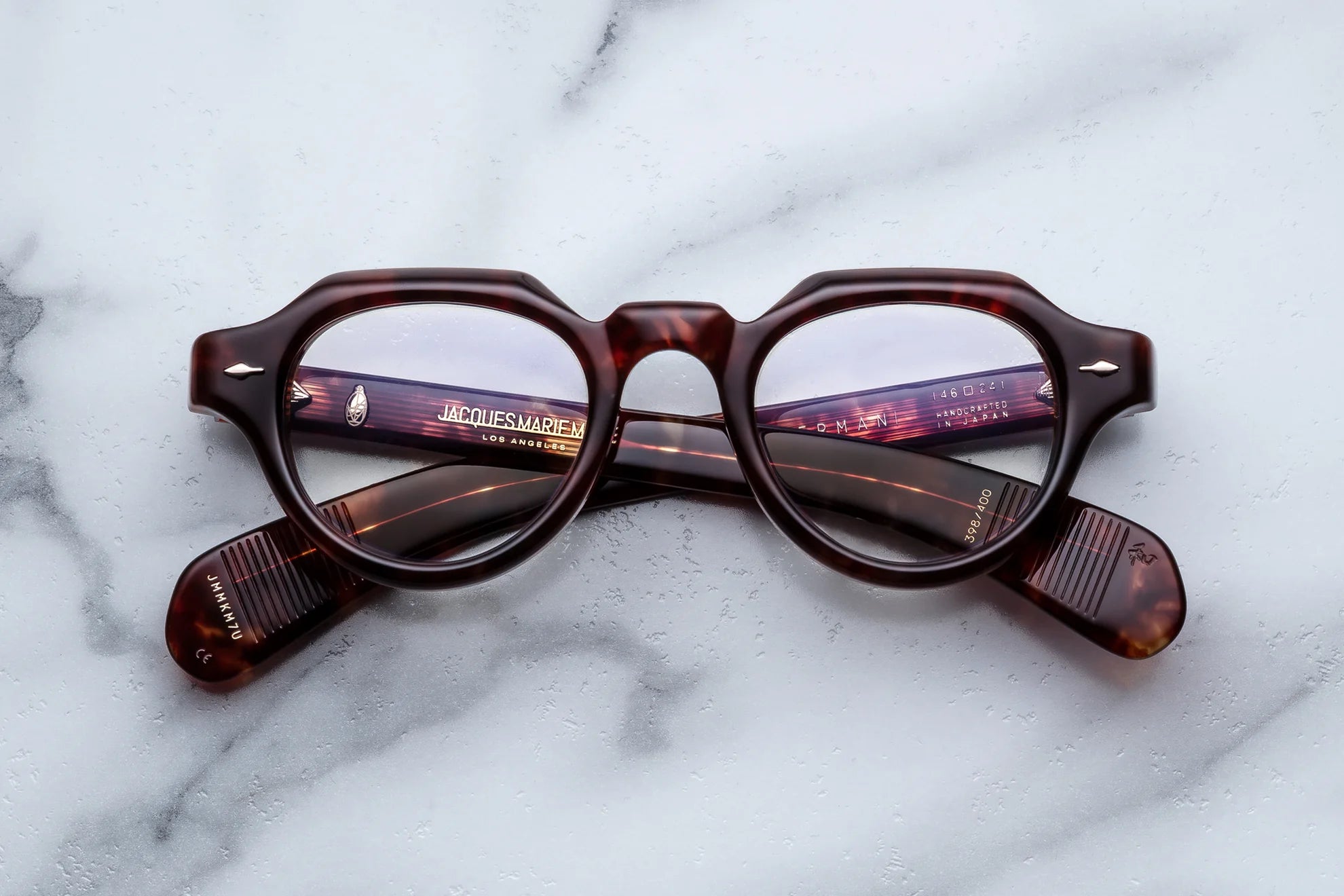 Jacques Marie Mage Kellerman (Optical) in 7U Breccia Superlight Brown - Luxury Eyewear