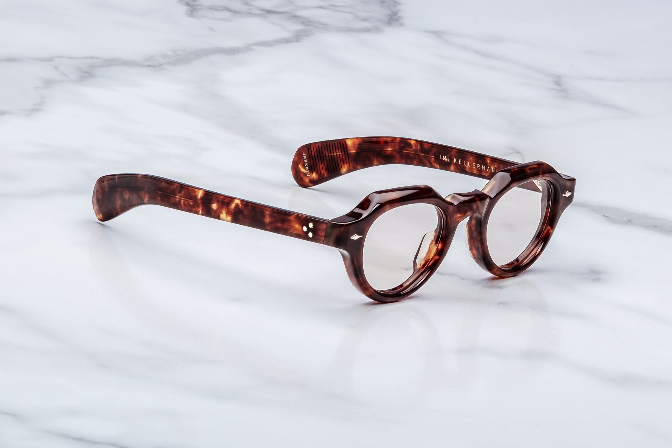 Jacques Marie Mage Kellerman (Optical) in 7U Breccia Superlight Brown - Side View