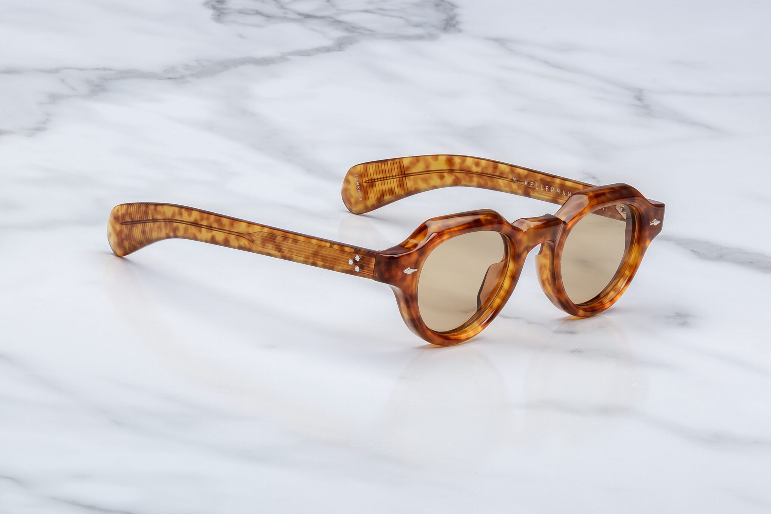 Jacques Marie Mage Kellerman (Sunglasses) in 1R Camel Sepia - Side View