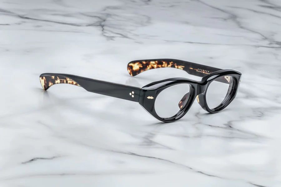 Jacques Marie Mage Krasner (Optical) in 01 Noir Superlight Grey - Side View
