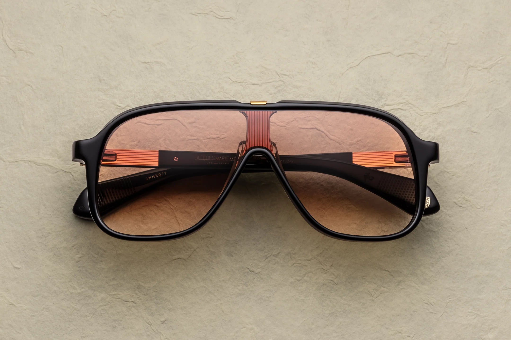 Jacques Marie Mage Kurokawa in 7T Beluga Bronze Gradient Nylon - Luxury Eyewear