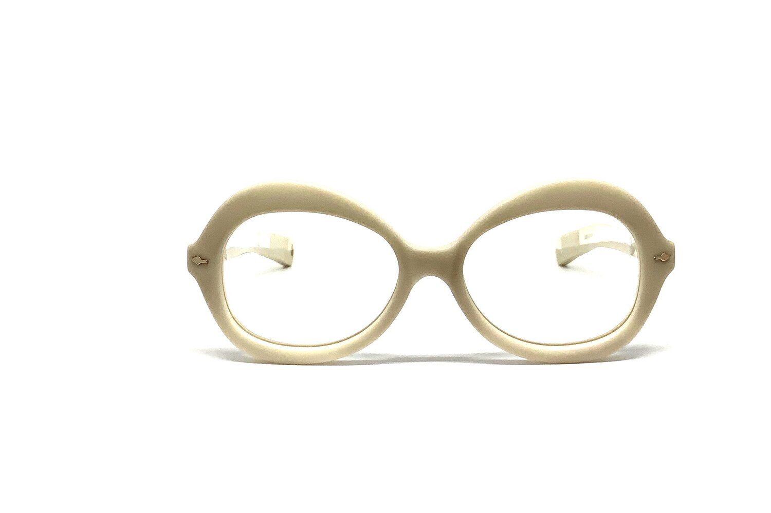 Jacques Marie Mage Lenore in 1S Off-White - Luxury Eyewear