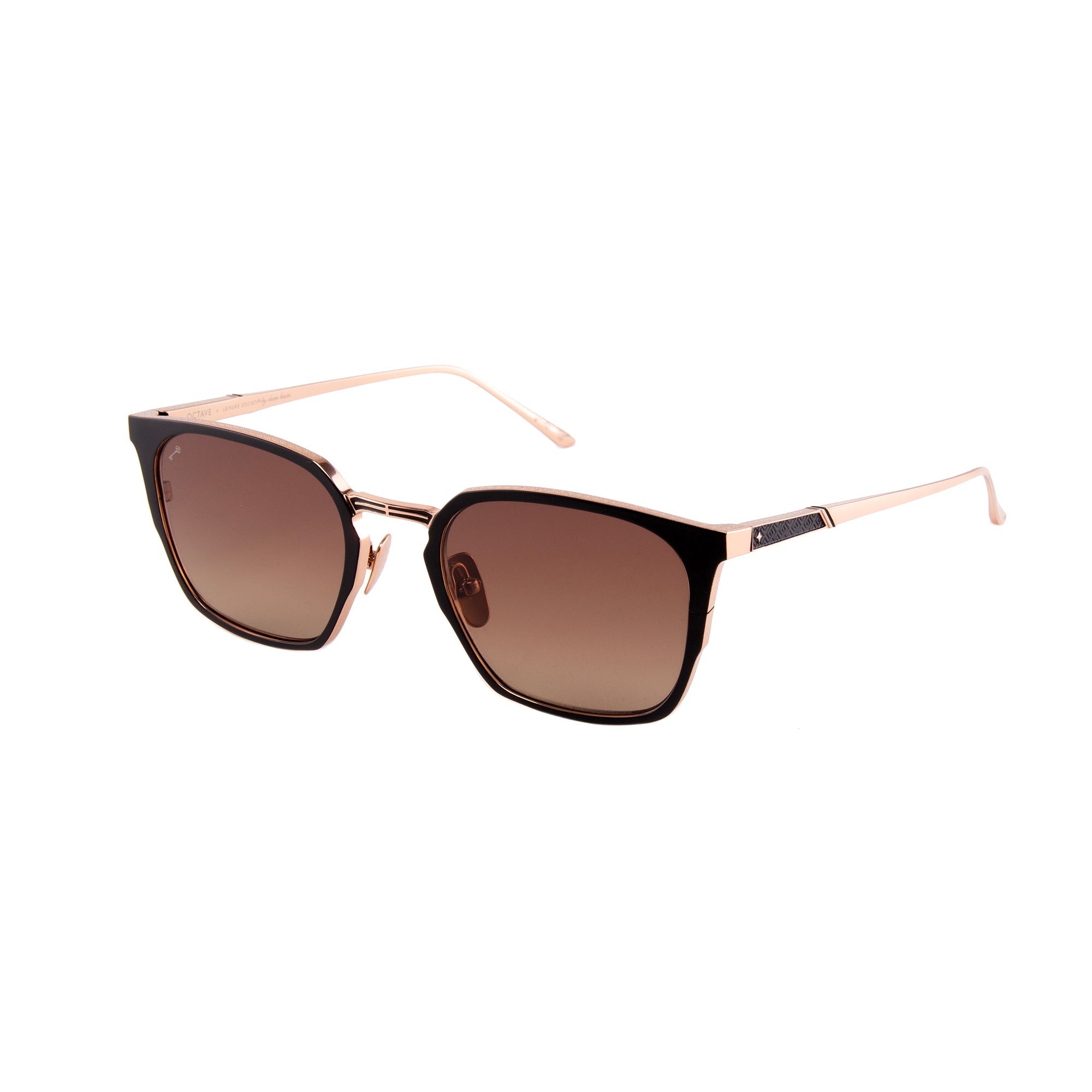 Leisure Society Octave in Black / 18K Rose Gold