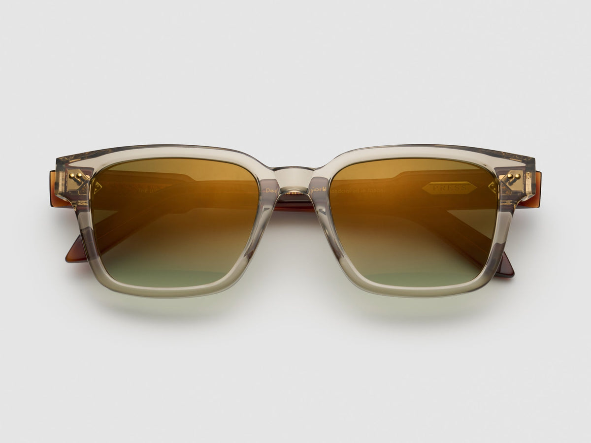 Press The Lufty Sunglasses in TI013 Champagne Demi / Gold