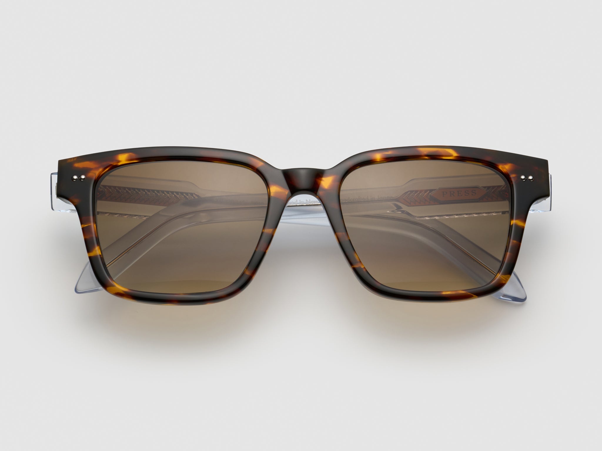Press The Lufty Sunglasses in FOREVER/SKY/BROWN GRADIENT