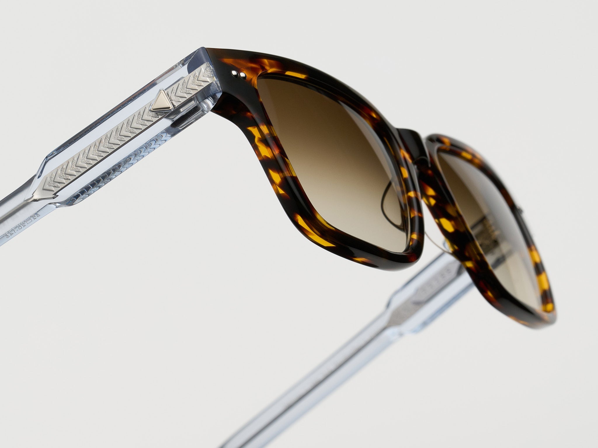 Press The Lufty Sunglasses in FOREVER/SKY/BROWN GRADIENT