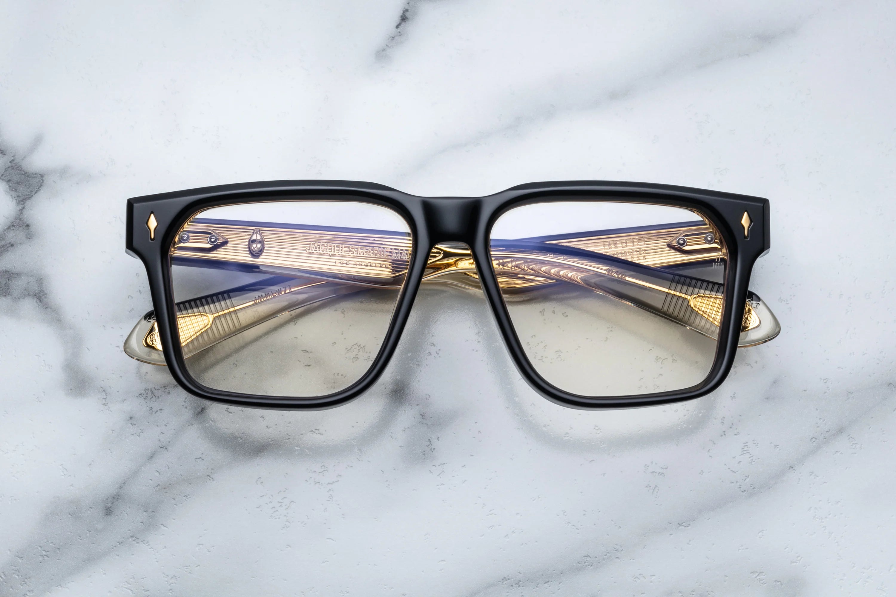 Jacques Marie Mage Lucknow in 7T Beluga Superlight Bronze - Luxury Eyewear