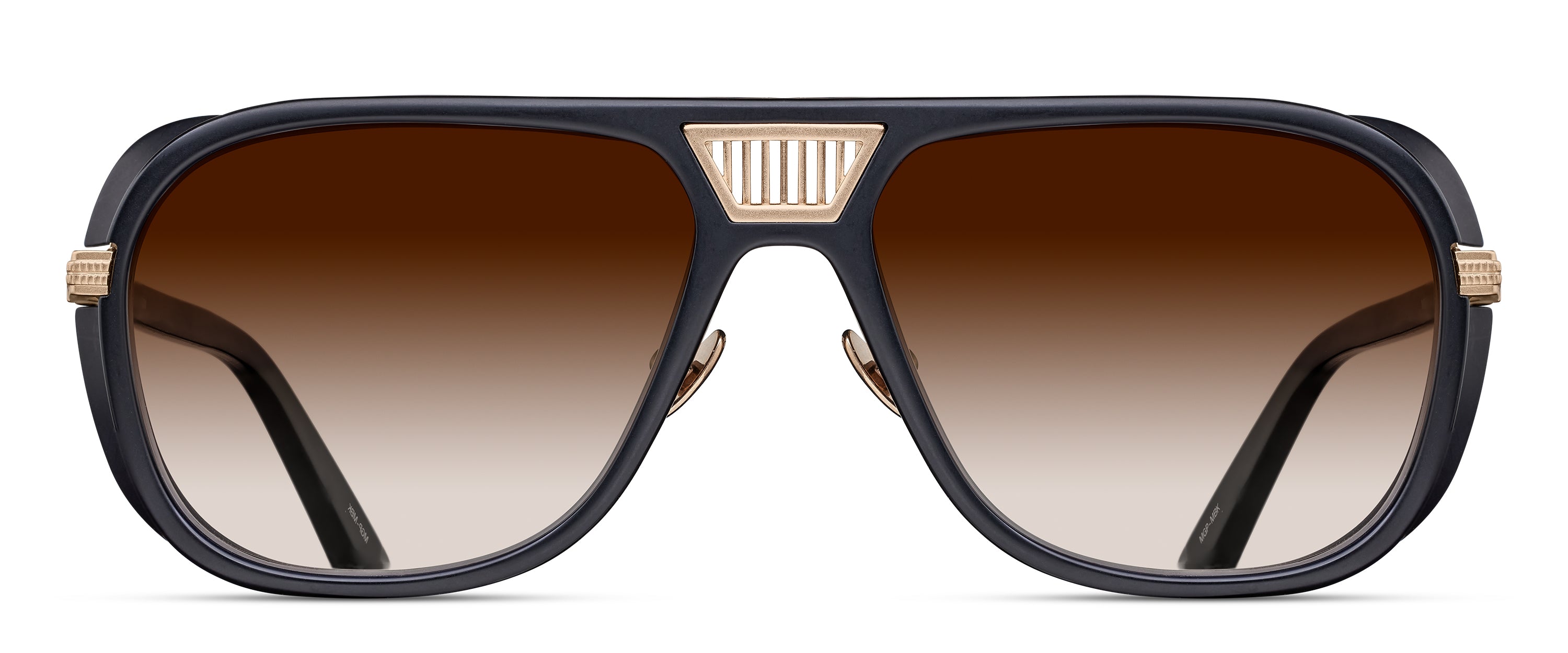 Matsuda Matsuda M3023 V2 Sunglasses MGP-MBK Front