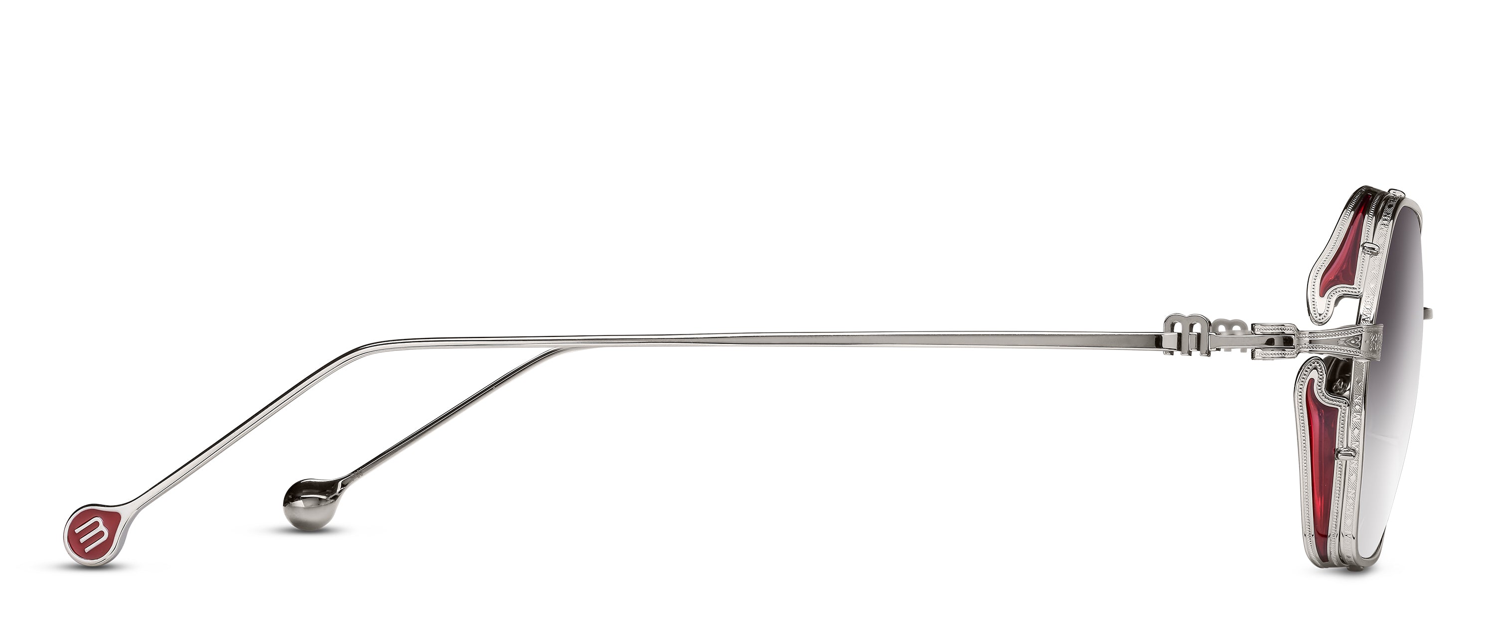 Matsuda M3153 PW PALLADIUM WHITE profile view