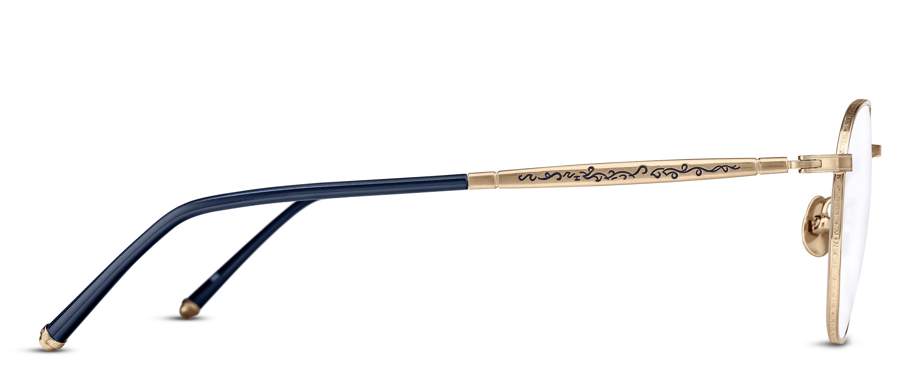 Matsuda M3161 BG BRUSHED GOLD profile view