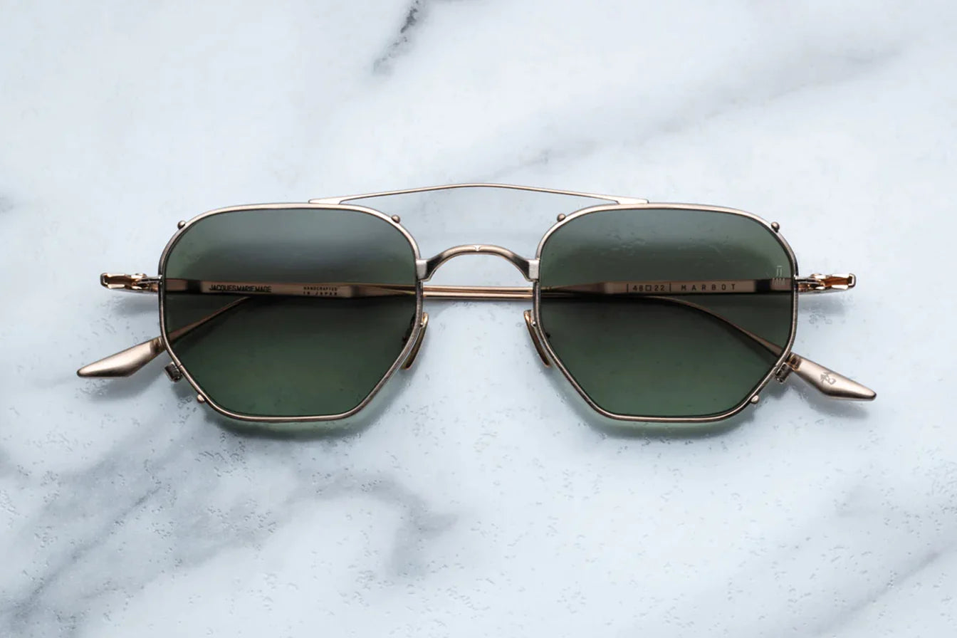 Jacques Marie Mage Marbot in 12M Musket Moss Gradient - Luxury Eyewear