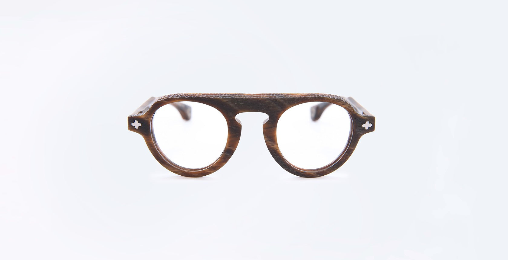 Blake Kuwahara Mocker Optical in Brown Horn