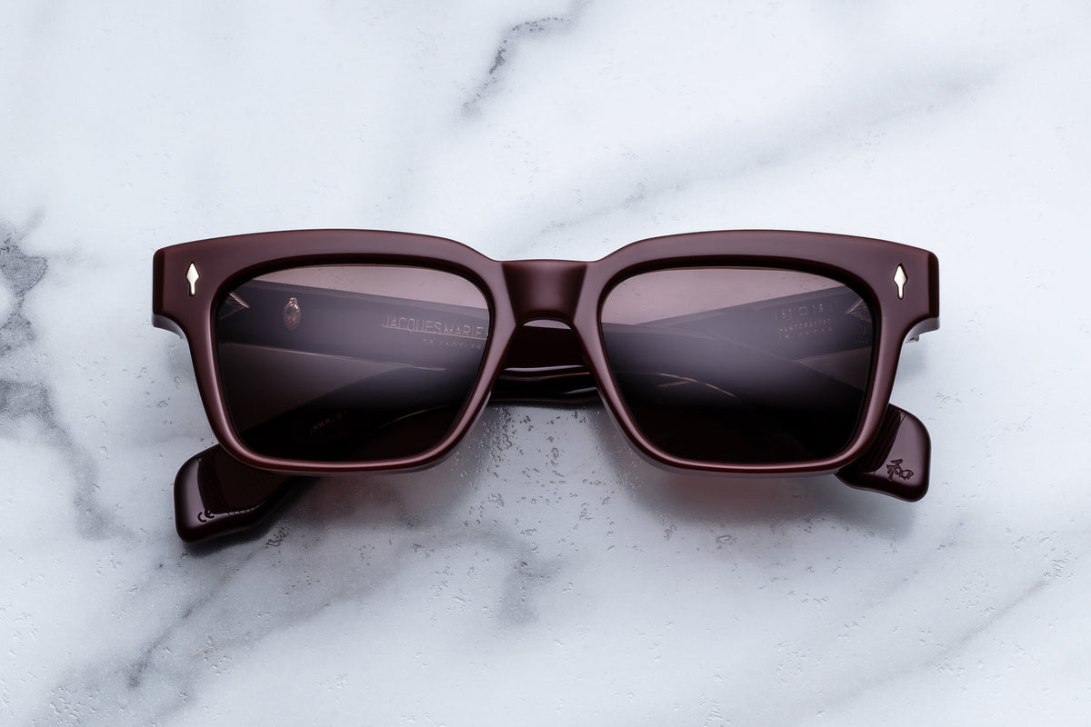 Jacques Marie Mage Molino 51 Sunglasses in R7 Bordeaux Empire Deep Brown