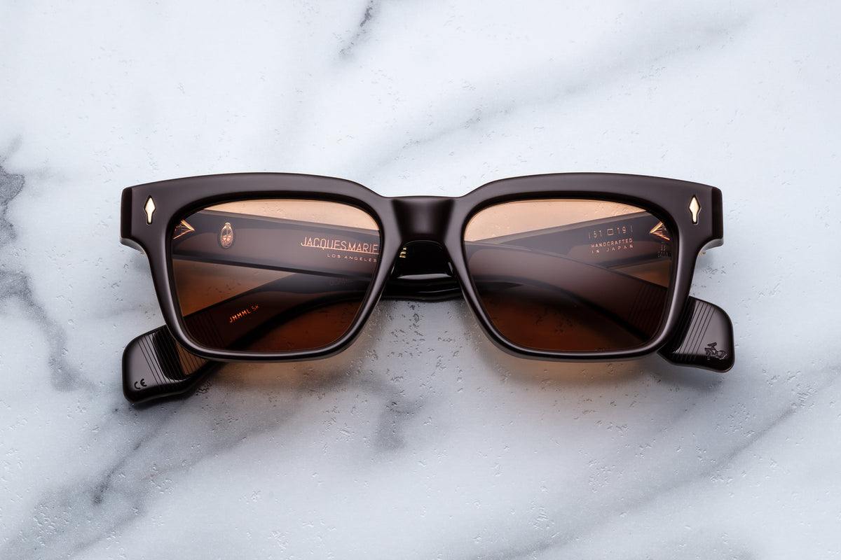 Jacques Marie Mage Molino 51 Sunglasses in 5K Walnut Orange