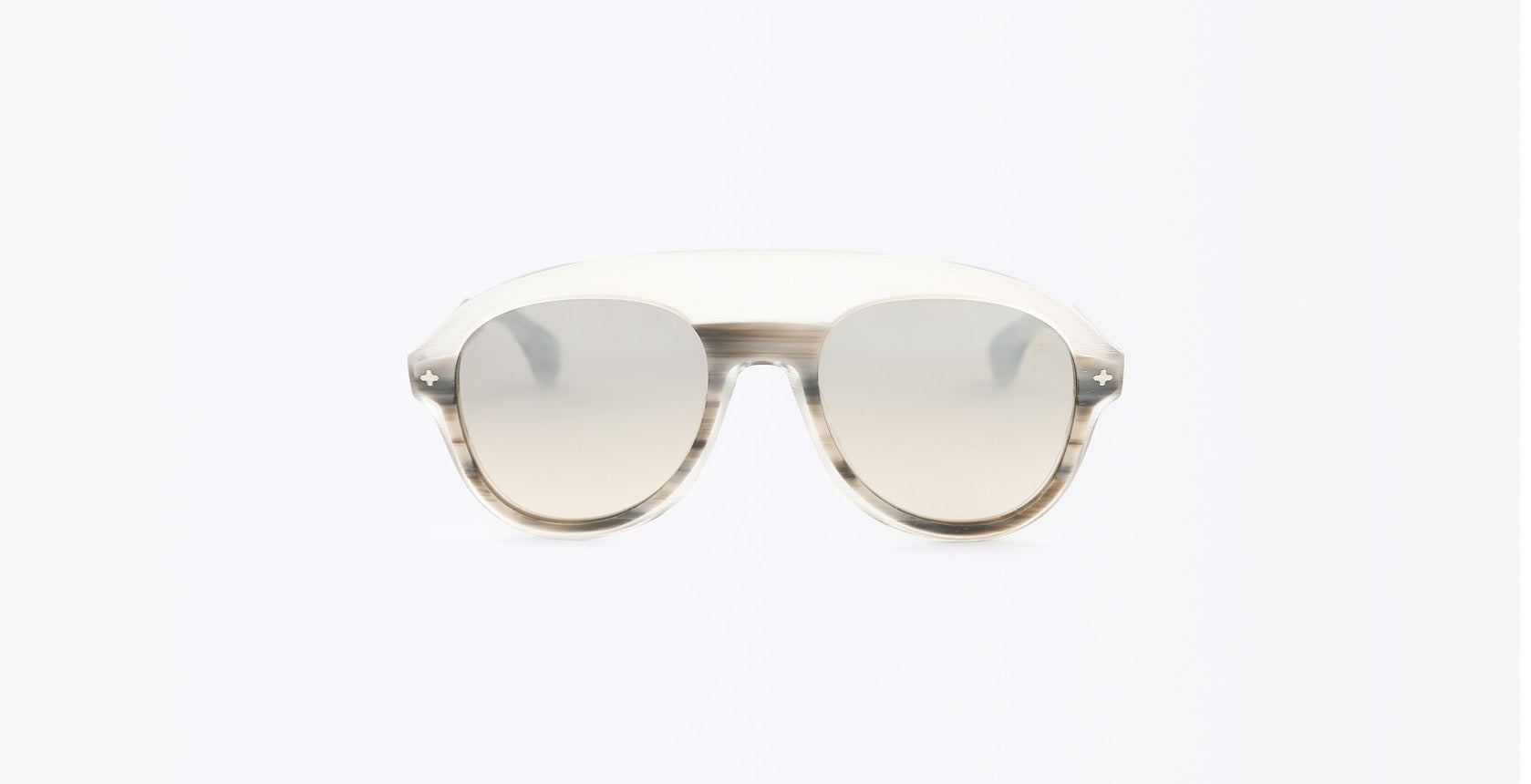 Blake Kuwahara Moore Optical in Grey Horn