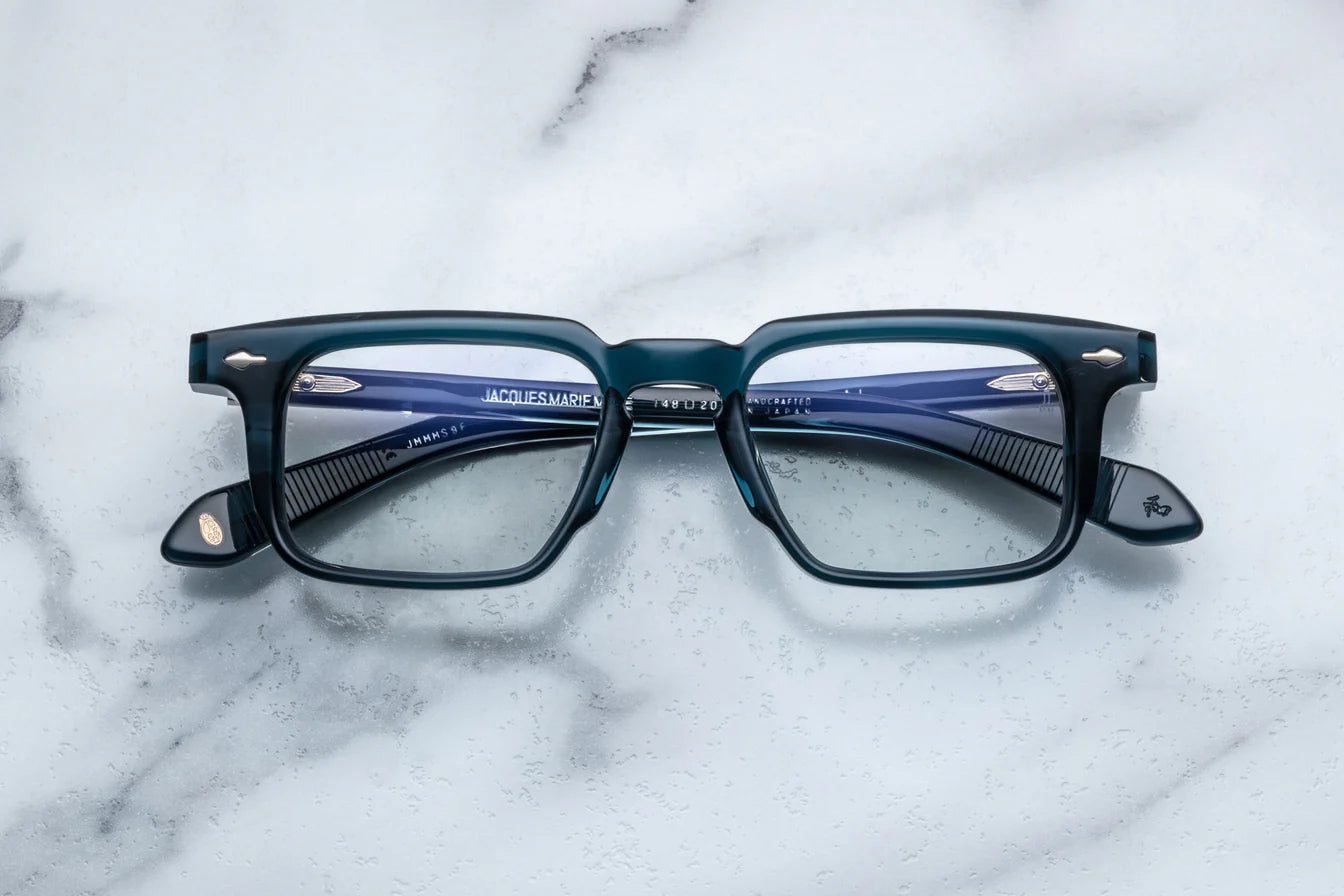 Jacques Marie Mage Moscova (Optical) in 9F Indigo Superlight Blue - Luxury Eyewear